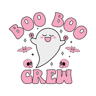 Boo Boo Crew, Cute Ghost, Funny Halloween T-Shirt