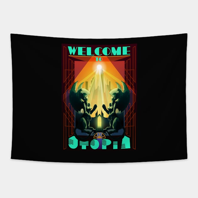 Utopia Tapestry by izzyq