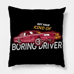 Low rider! Classic car Pillow