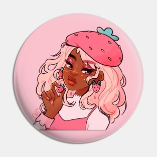 wild strawberry Pin