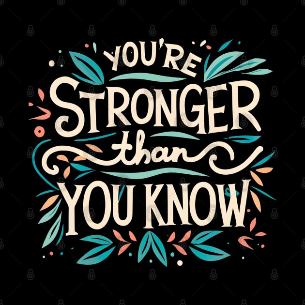 You're stronger than you know by NomiCrafts