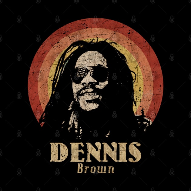 Retro Sunset Dennis Brown by Next And Stop