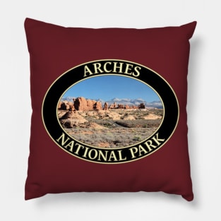 The Windows at Arches National Park in Moab, Utah Pillow