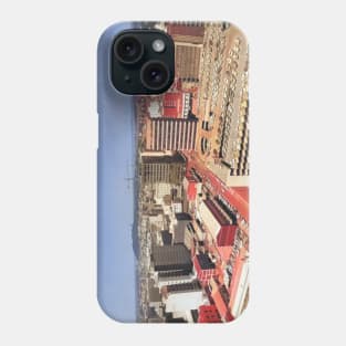 colorized vintage photo of harare zimbabwe Phone Case