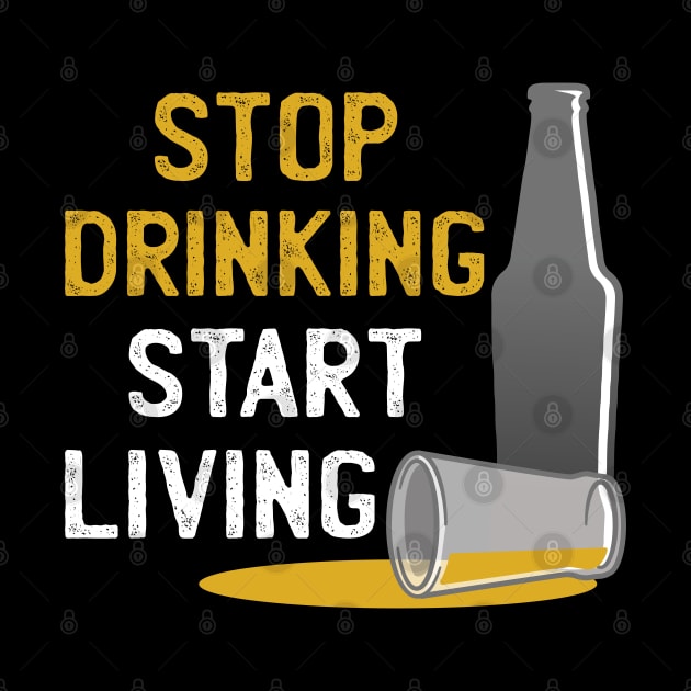 STOP DRINKING by madeinchorley