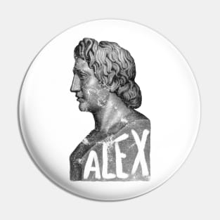 Alex Alexander the Great Head Ancient Greece History Pin