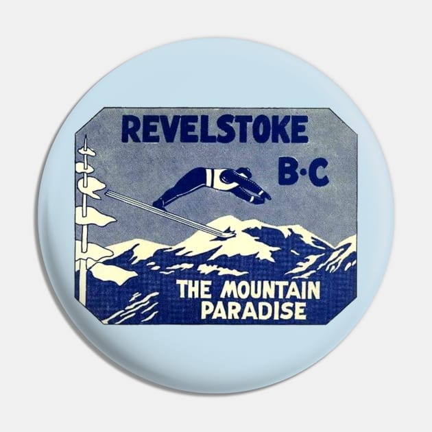 Revelstoke BC Vintage Pin by Hilda74