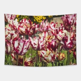 Tulip field Tapestry