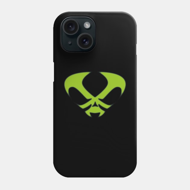 Alien Skull Logo Phone Case by Maxsomma