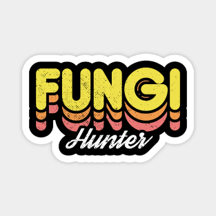 Retro Fungi Hunter Magnet