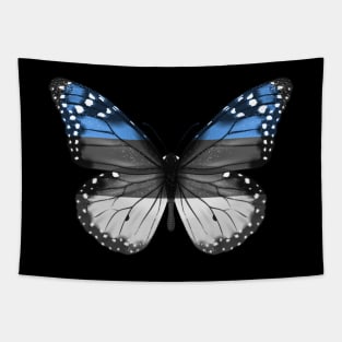 Estonian Flag  Butterfly - Gift for Estonian From Estonia Tapestry