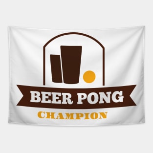 Beer pong champion Tapestry