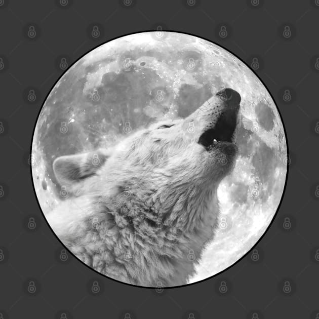 Wolf Howling by KimbrellDesigns