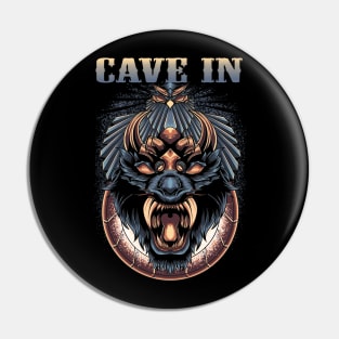 CAVE IN BAND Pin