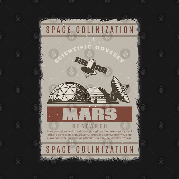 Mars Colonization by Vine Time T shirts