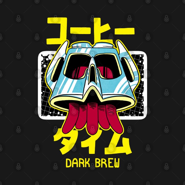 Coffee Time: Dark Brew Robot by Hojyn