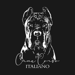 Cane Corso Italiano dog portrait dog mom T-Shirt