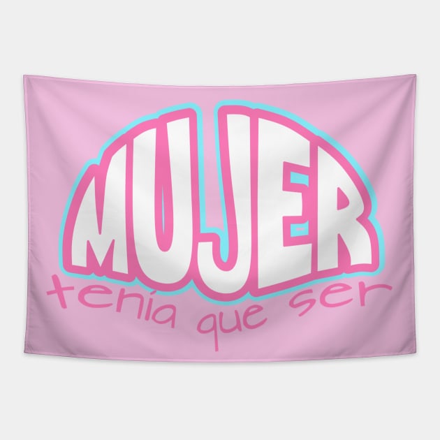 MUJER, tenia que ser... TRANS Tapestry by AlexMarialDraws