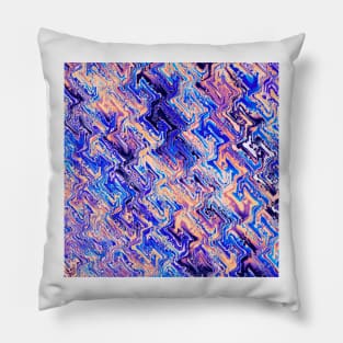 Fractal zigzags Pillow