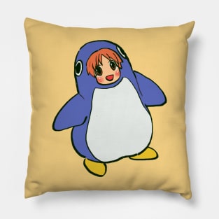 I draw cafe penguin suit chiyo chan Pillow