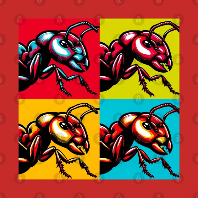 Pop Red Fire Ant - Cool Insect by PawPopArt