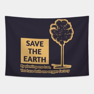 Save earth Tapestry