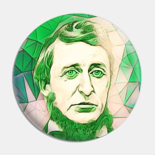 Ralph Waldo Emerson Green Portrait | Ralph Waldo Emerson Artwork 7 Pin