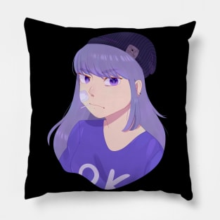 Purple Girl Pillow