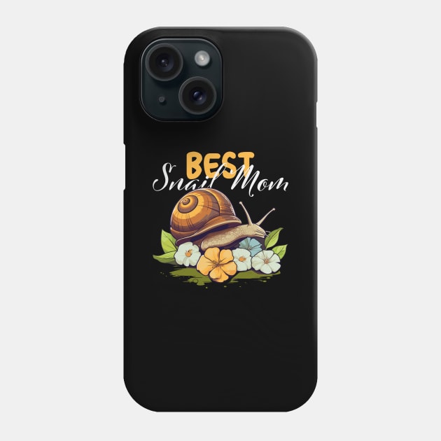 Best Snail Mom Phone Case by Infinitee Shirts