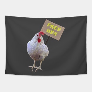 Free hen march Tapestry