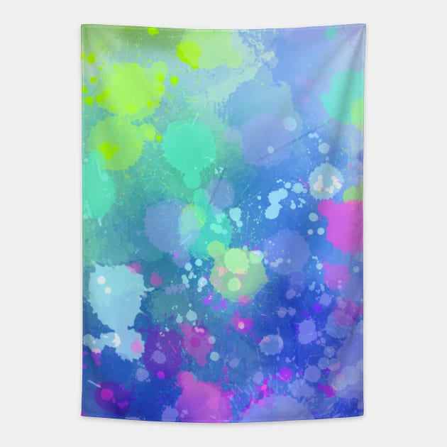 Paint splatter pattern Tapestry by weilertsen