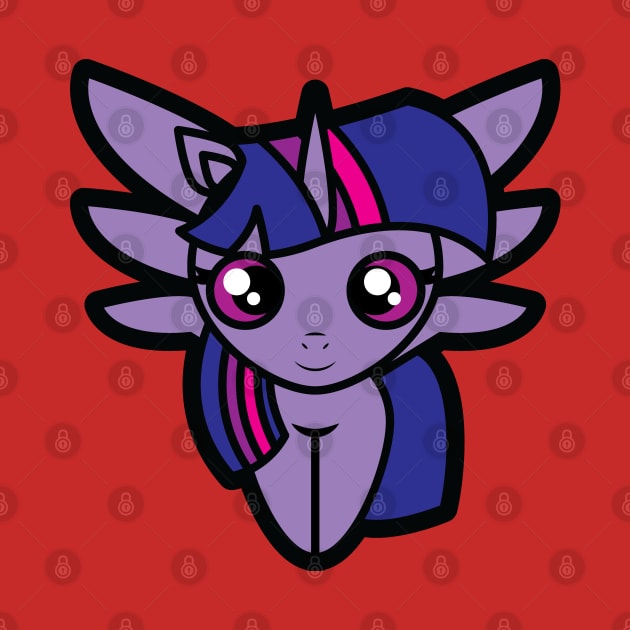 Twilight Sparkle as a Alicorn Tooniefied by Tooniefied