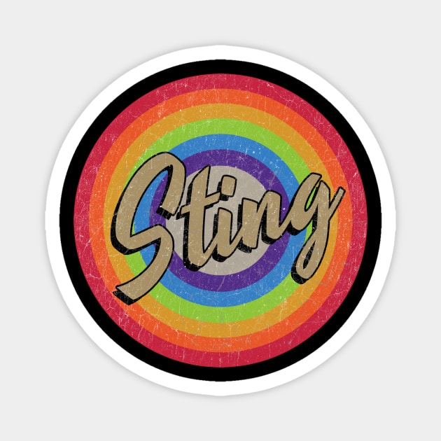 Limited Edition - Vintage Style - sting Magnet by henryshifter