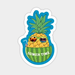 pineapple-summer time Magnet