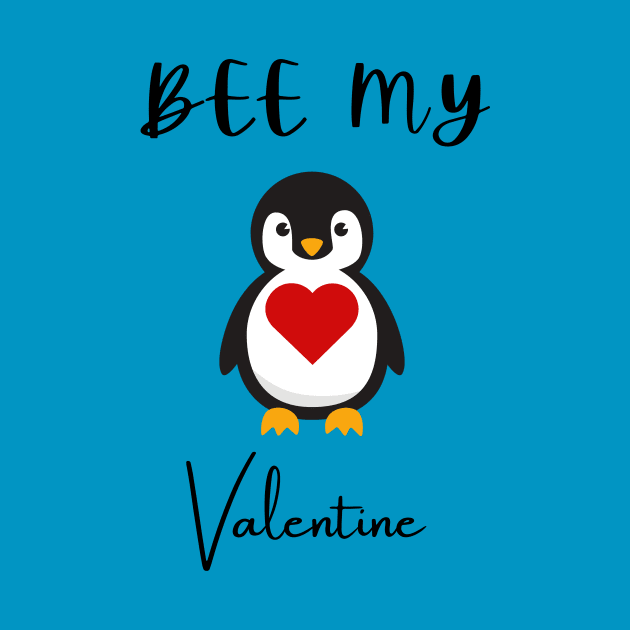 Bee my valentine penguin by fantastic-designs