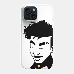 Stencil Afro Gentleman Phone Case