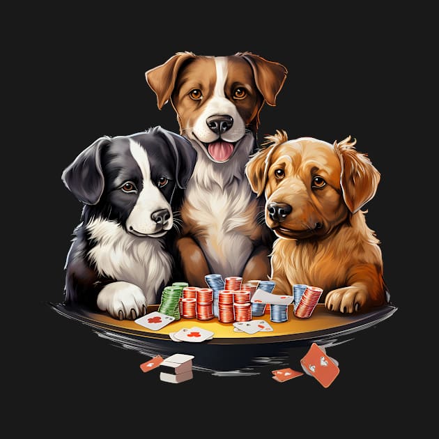 Poker Shirt | Dogs Playing Poker by Gawkclothing