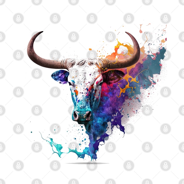 Texas Longhorn Bull by Urban Archeology Shop Gallery