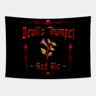 HOMICIDAL BEVERAGES - DEVIL'S TRUMPET RED ALE Tapestry