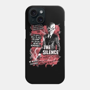 Doctor who the silence vintage horror poster Phone Case