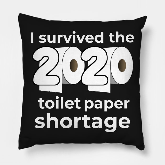 I Survived the 2020 Toilet Paper Shortage Pillow by mikepod