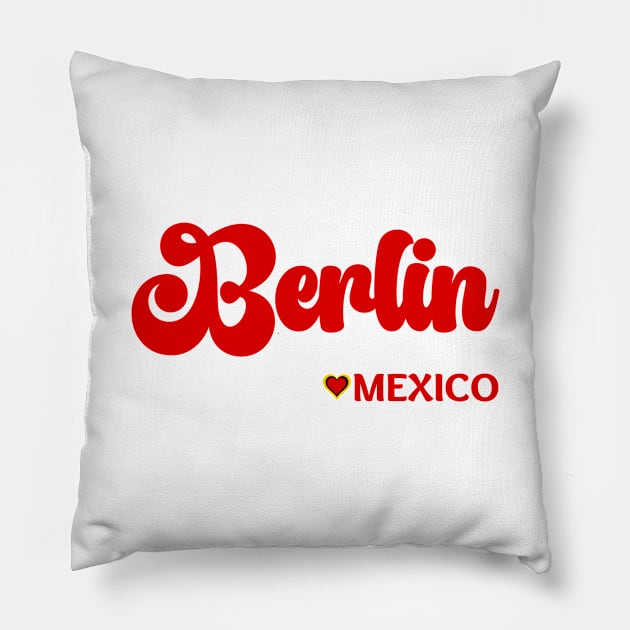 Berlin: I love Germany  Deutschland Pillow by teezeedy