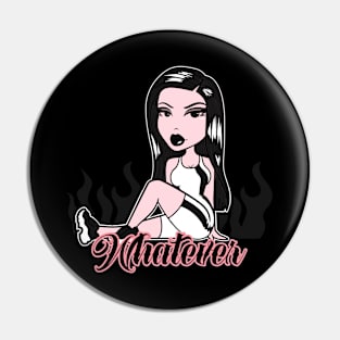 Whatever Girl Doll Black v5 Pin