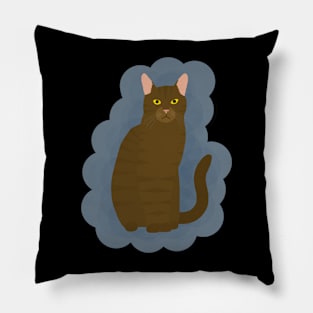 Brown Tabby Cat Pillow