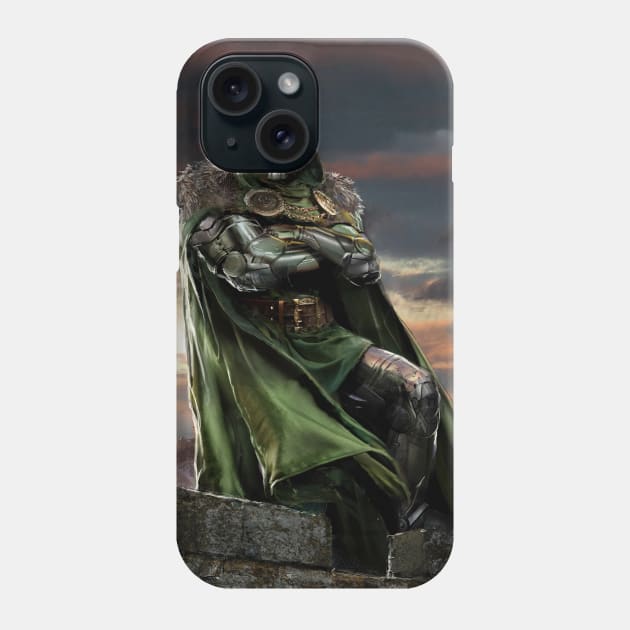 Dr. Doom Phone Case by uncannyknack