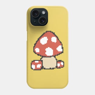 Gaming Pixel Art Mushroom Gamer Phone Case