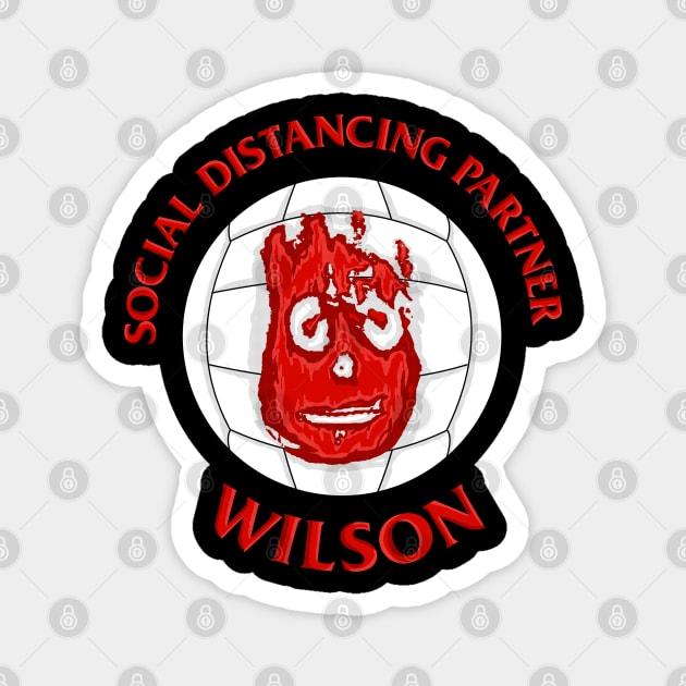 wilson social distancing partner Magnet by opoyostudio