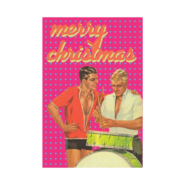 Merry Christmas (Vintage Queer Christmas Card) by SNAustralia