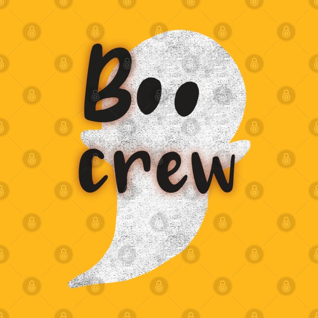 Boo Crew Cute Halloween Ghost by FreckledBliss