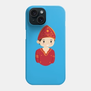 Minang Boy Padang Indonesia wedding by xoalsohanifa Phone Case